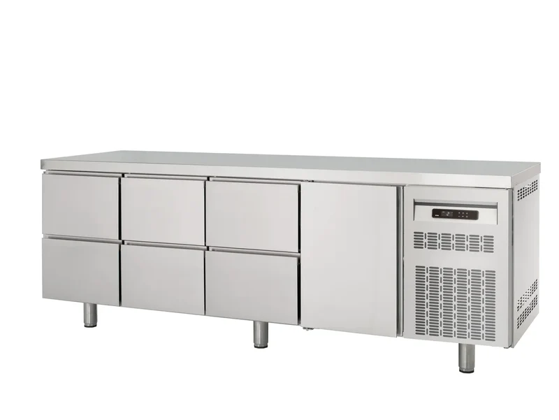 Table réfrigérée professionnelle 1/6 Superior - GN 1/1