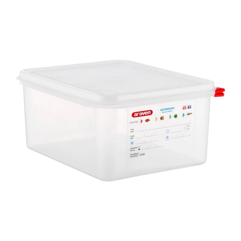 Boîte alimentaire GN 1/2 Araven 10L (lot de 4)