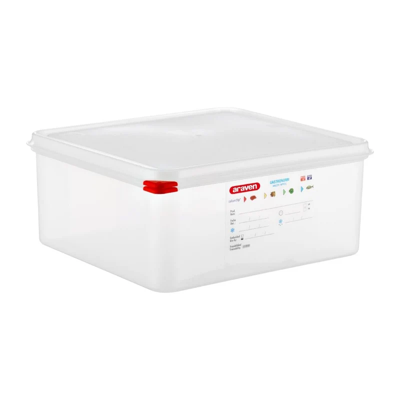 Boîtes alimentaires en polypropylène GN 2/3 Araven 13,5L (lot de 4)