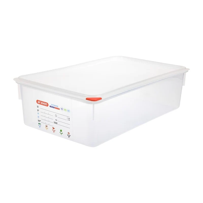 Boîtes alimentaires GN 1/1 Araven 21L (lot de 4)