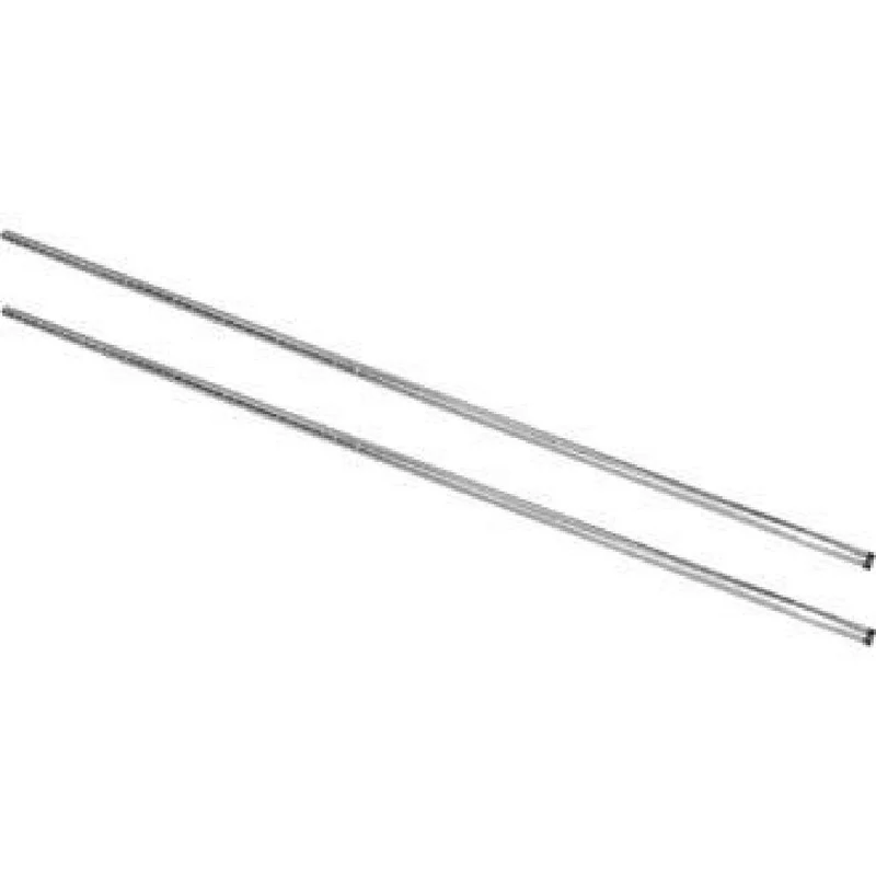 Montants droits chromés Vogue 1830mm (lot de 2)