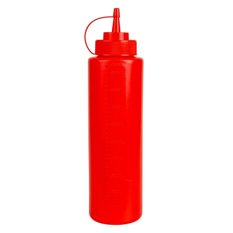 Distributeur de sauce Vogue 1L rouge