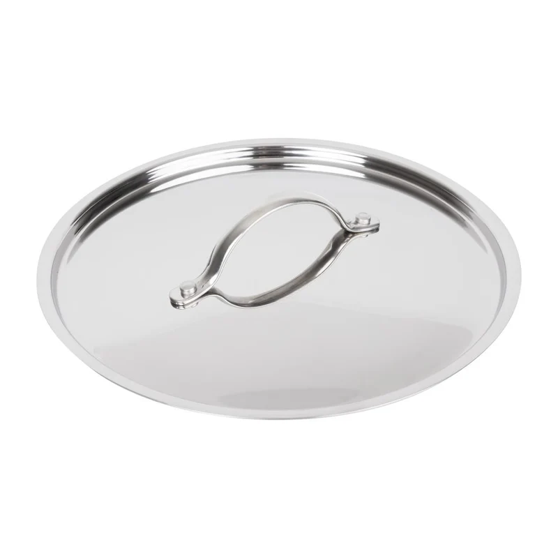 Couvercle inox et aluminium Vogue Tri Wall 240mm