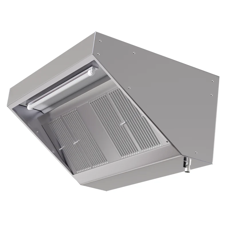 Hotte Snack Profondeur 900 avec Led et Sans Moteur - Longueur 1200