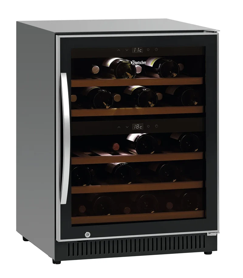 Armoire à vin Bartscher 2 zones, 40 bouteilles