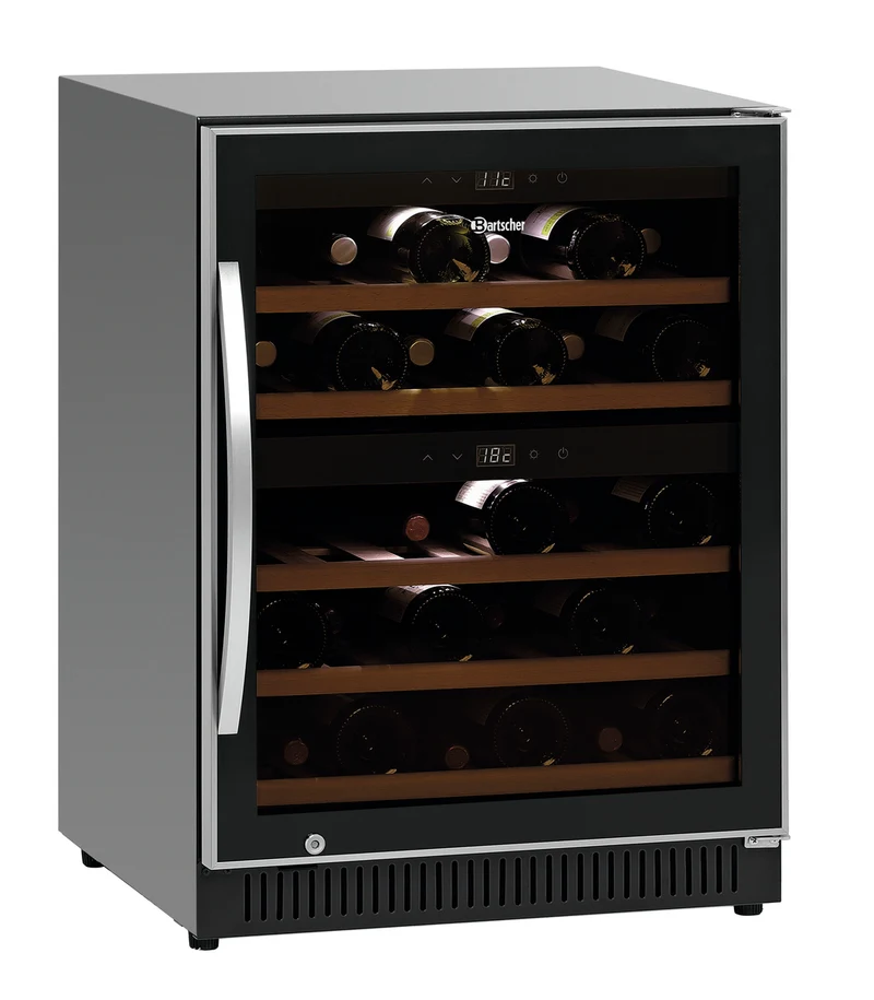 Cave à vin professionnelle 2 zones 40 bouteilles encastrable – Bartscher 2Z 40FL