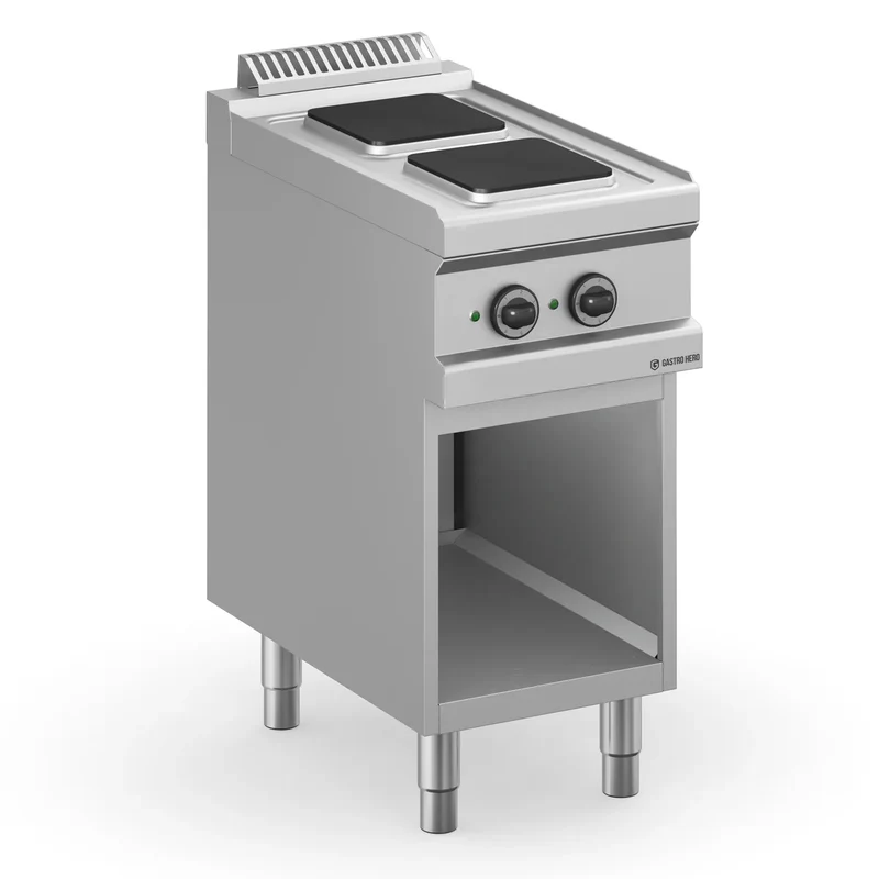 Cuisinière électrique Série 77 - 40/70 - 2 plaques carrées - 5,2 kW