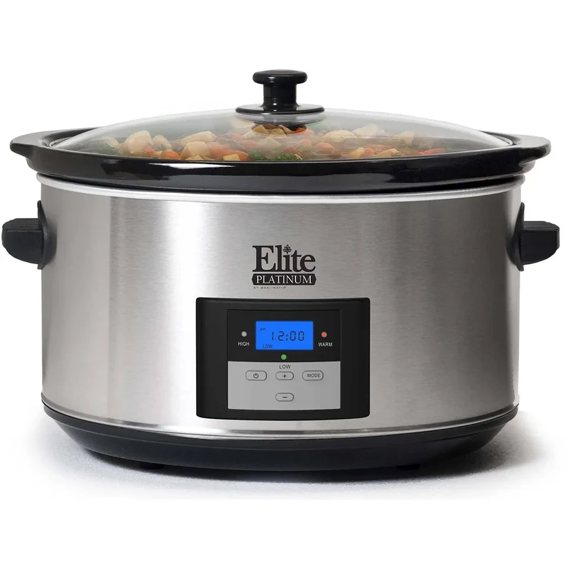 8.5 Qt. Stainless Steel Slow Cooker with Digital Display