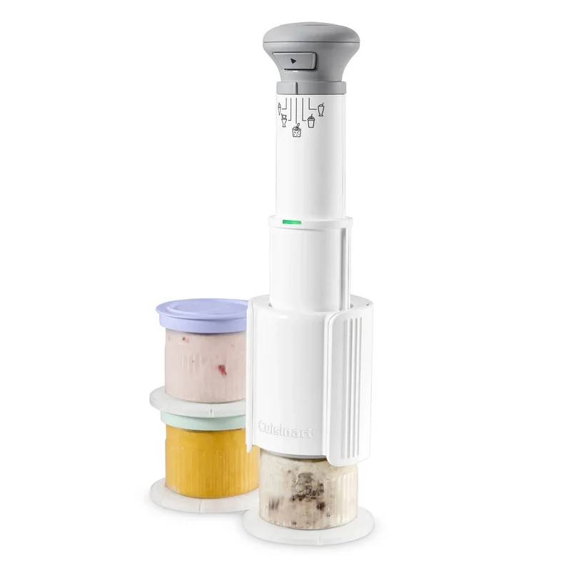 FastFreeze 5-in-1 Ice Cream, Includes 3 Mixing Cups with Lids