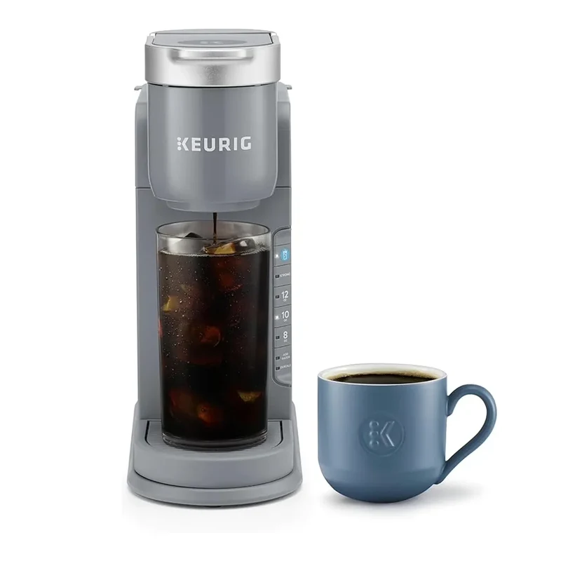 K-Iced Single Serve K-Cup Pod Coffee Maker - Grey