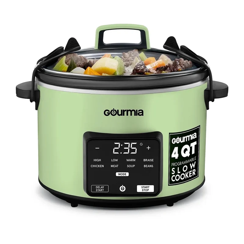 4.5 QT Programmable Slow Cooker - Green