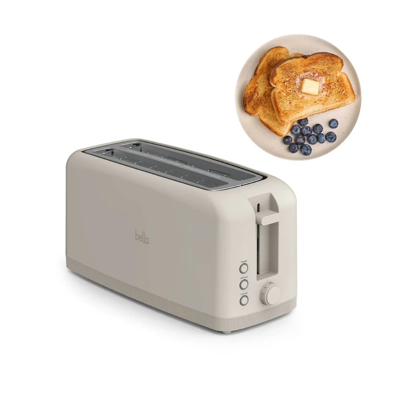 4-Slice Slim Toaster - Oatmilk