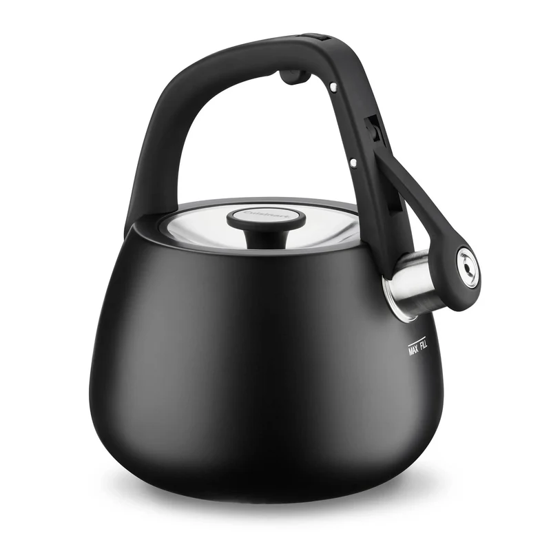2qt Stainless Steel Stovetop Kettle- Matte Black