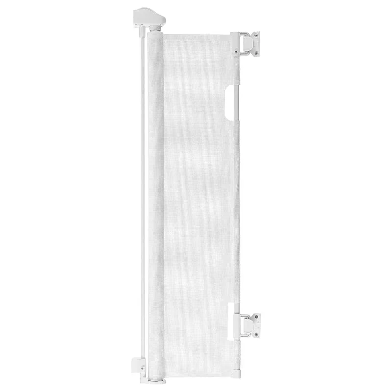 Retractable Baby Gate - White