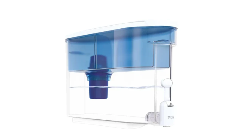30-Cup Water Filtration Dispenser - Blue