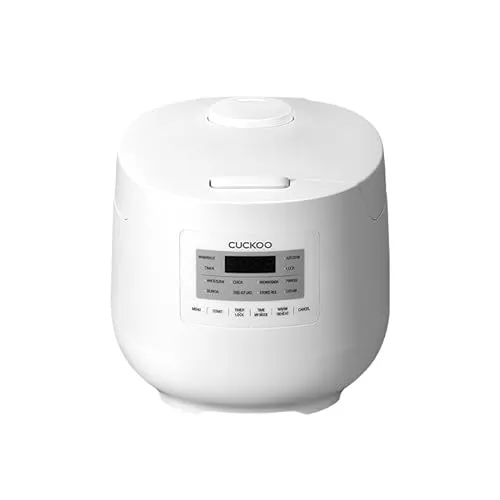 Micom Rice Cooker with Steam Plate - White