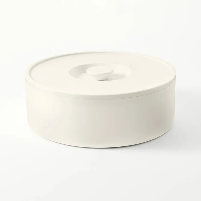 9-Inch Plastic Tortilla Warmer - Cream - Figmint™