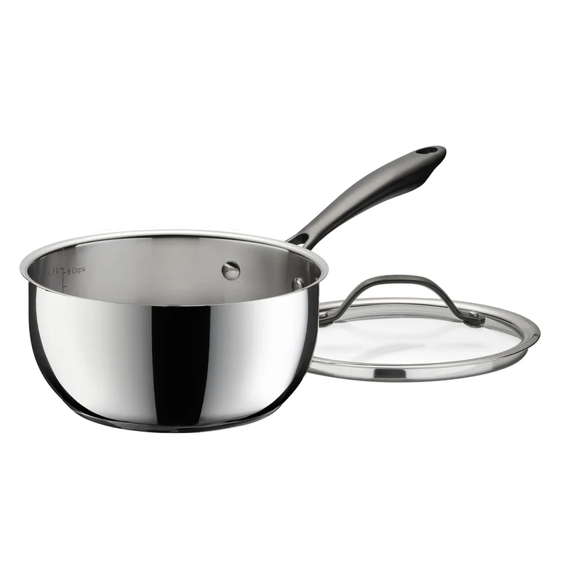 Stainless Steel 2 Quart Saucepan with Lid