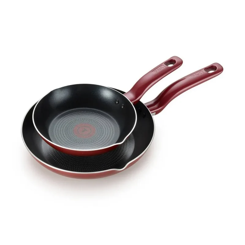 Nonstick Frying Pan Set - Red