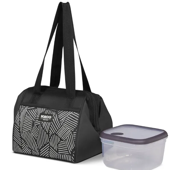 Leftover Lunch Bag with Pack Ins - Black
