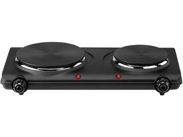 Concealed Double Burner - Black