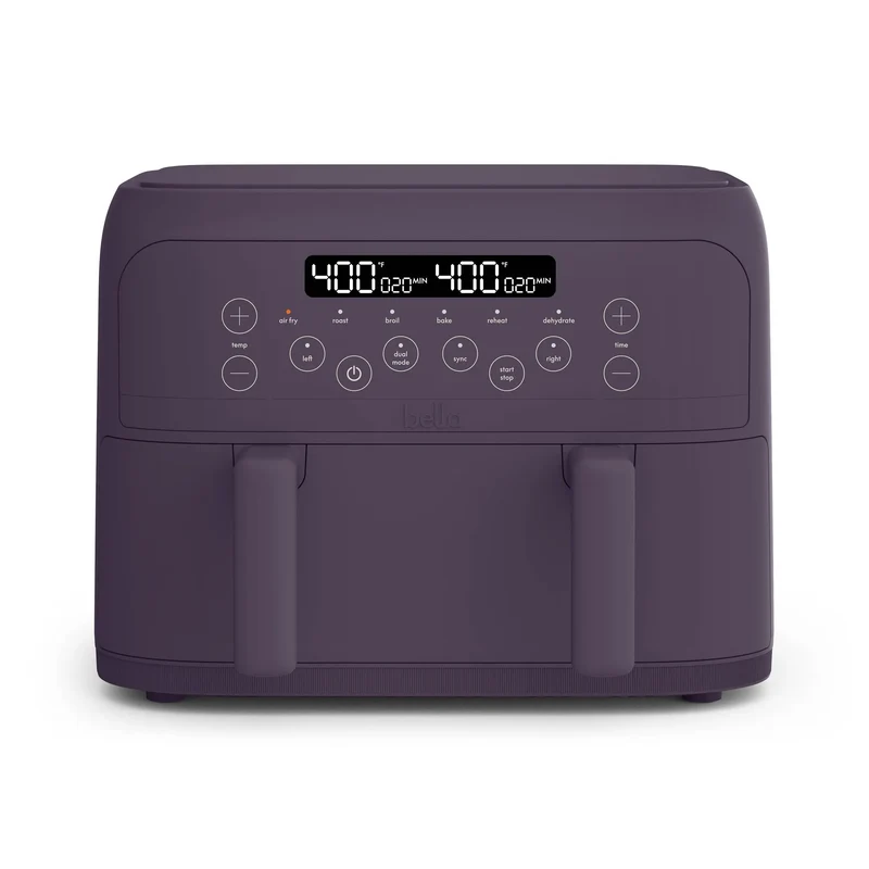4Qt TriZone Air Fryer - Plum