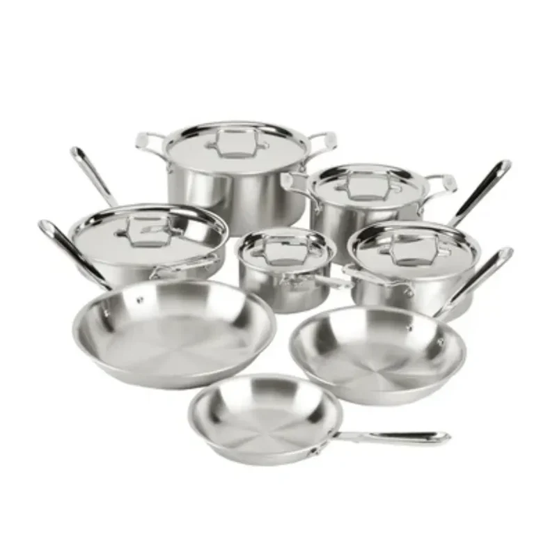 Stainless Steel 13-Piece Cookware Set