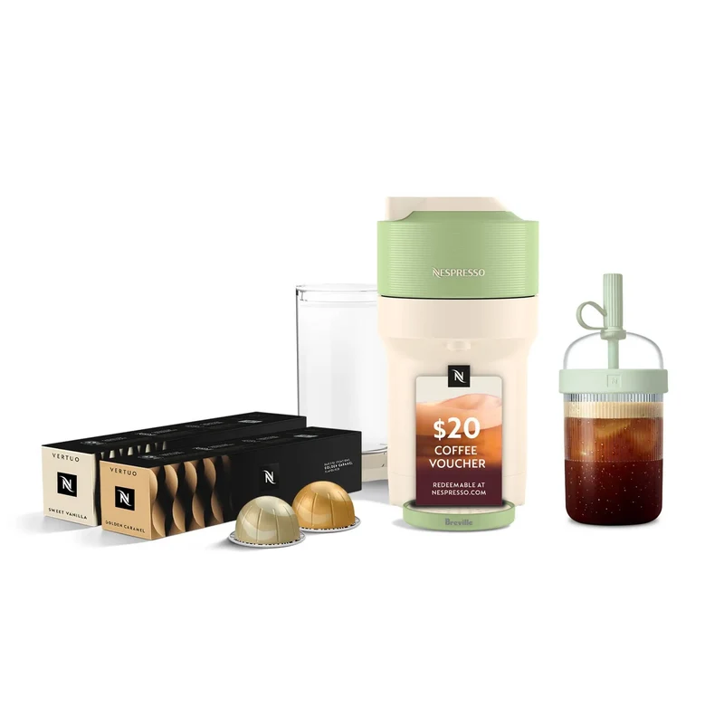 Coffee and Espresso Maker Flavored Iced Bundle - Pistachio