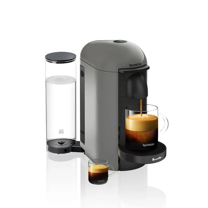 VertuoPlus Coffee and Espresso Maker by Breville - Gray