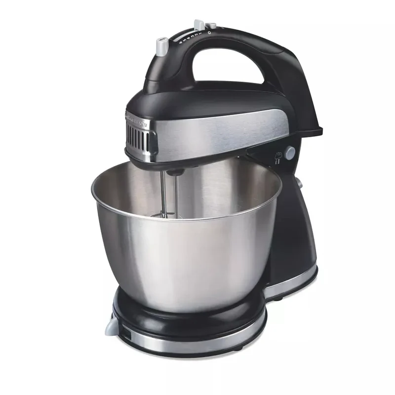 4qt Stand & Hand Mixer With Stainless Steel Bowl