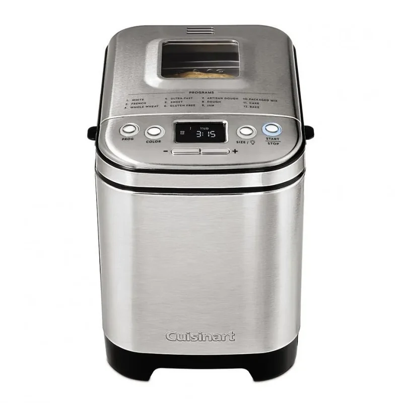 Compact 2 lbs Bread Maker - Stainless Steel