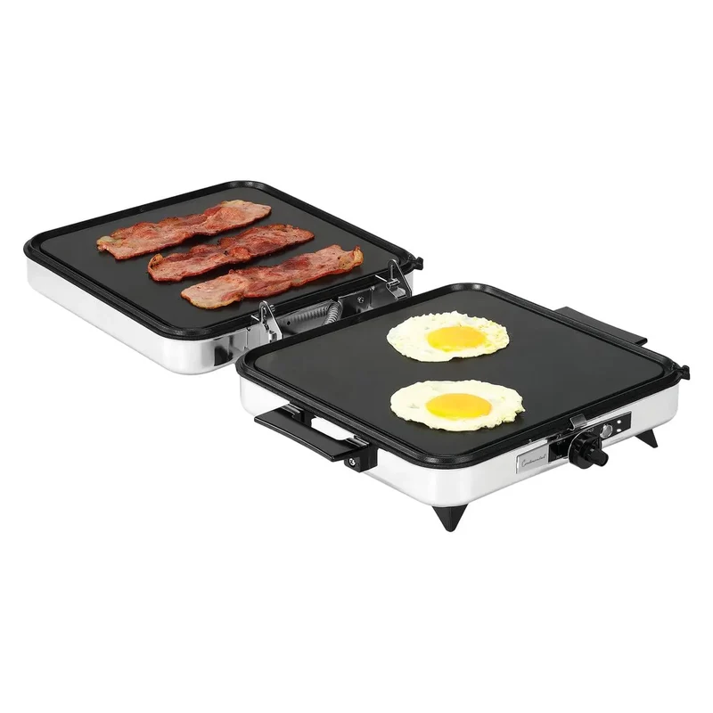 Grill & Waffle Maker - Silver