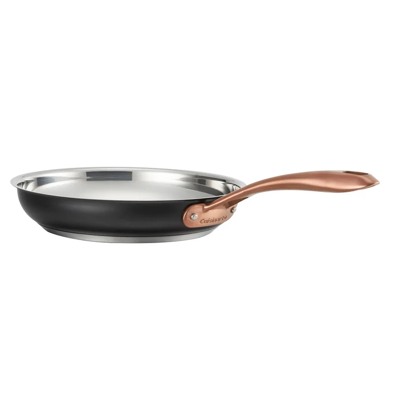 10" Stainless Steel Skillet - Black
