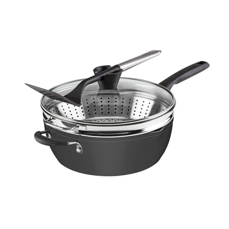 4pc Cookware Set - Matte Black