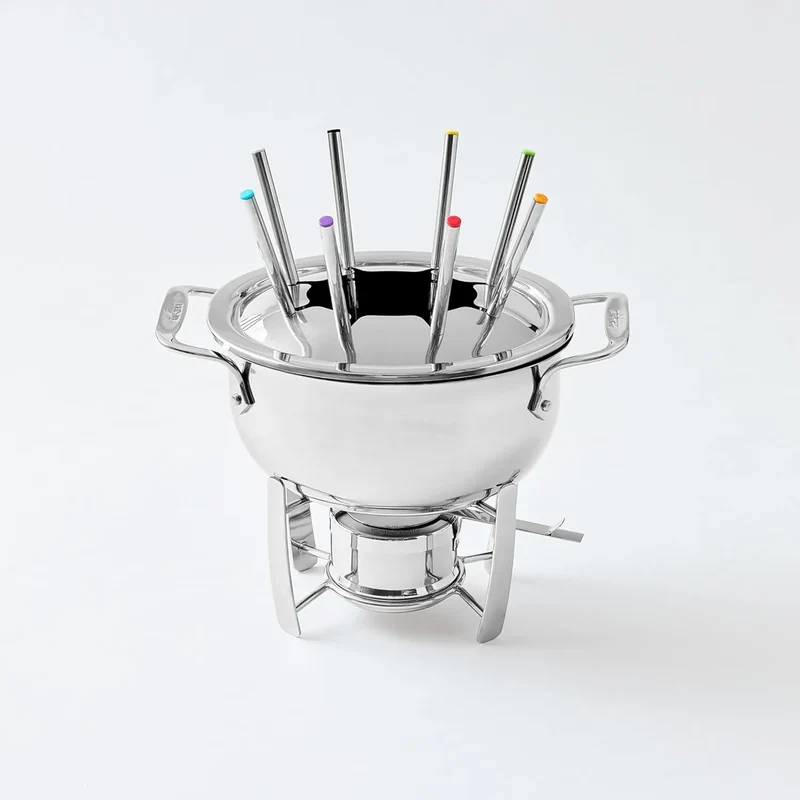 Fondue Pot Set - Gray