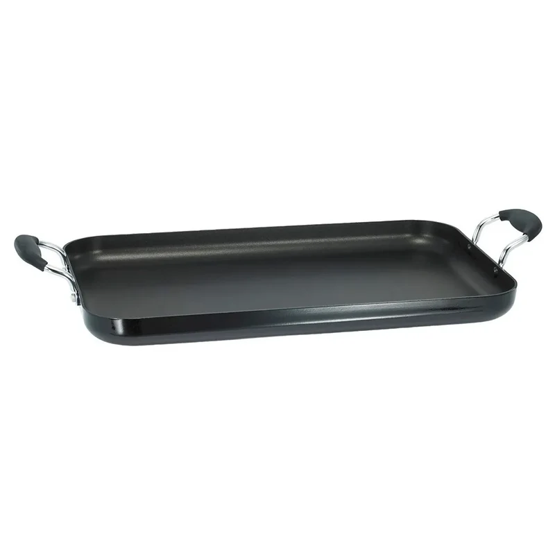 Double Burner Griddle - Black