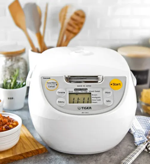 5.5-Cup Micom Rice Cooker and Warmer - White