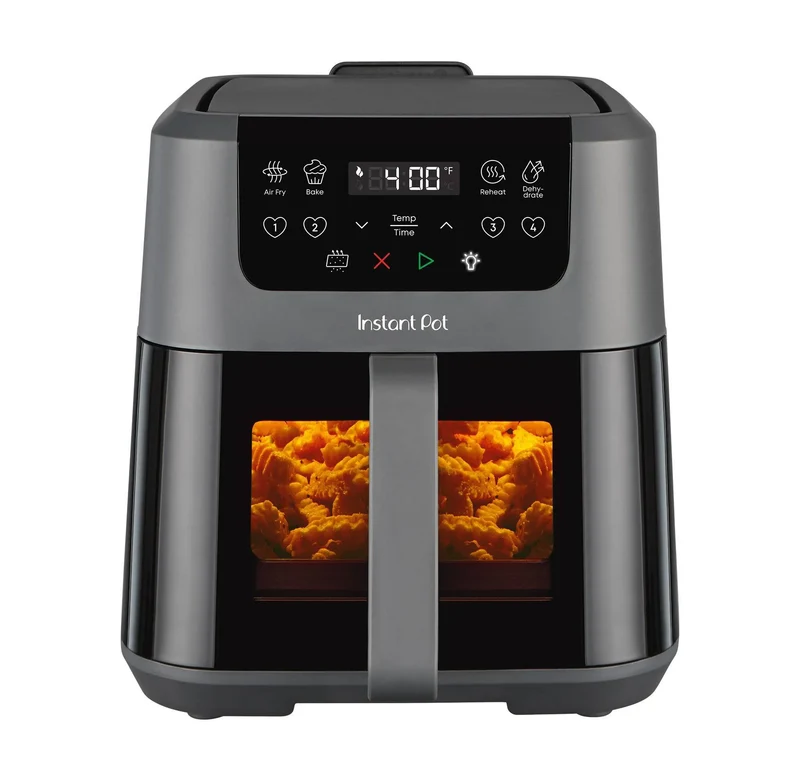 5.3qt Air Fryer with Odor Erase + Clearcook