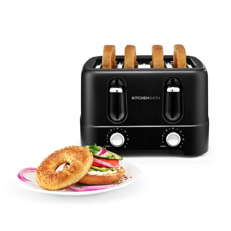 4-Slice Toaster: Gray
