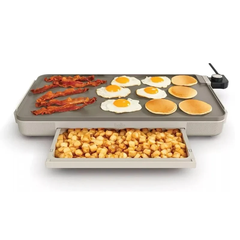 12" X 22" XL Griddle with Warming Tray