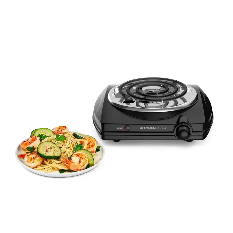 Single Coil Burner - Black Metal Cooktop Accessory
