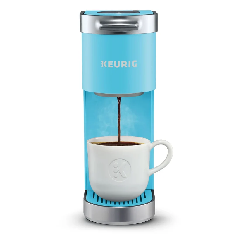 Single Serve K-Cup Pod Coffee Maker - Cool Aqua