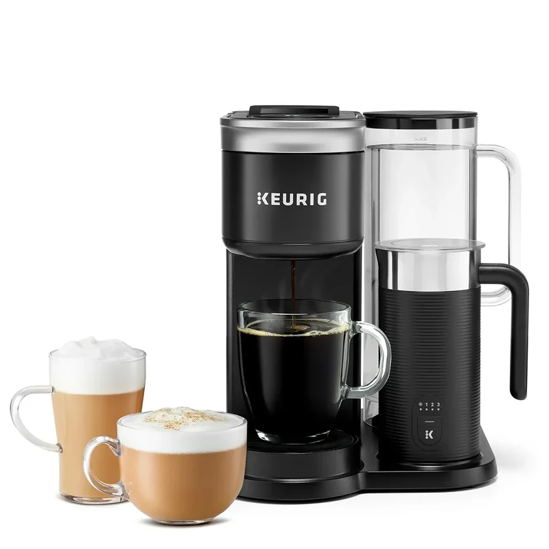 Single-Serve Coffee Maker with WiFi Compatibility - Black