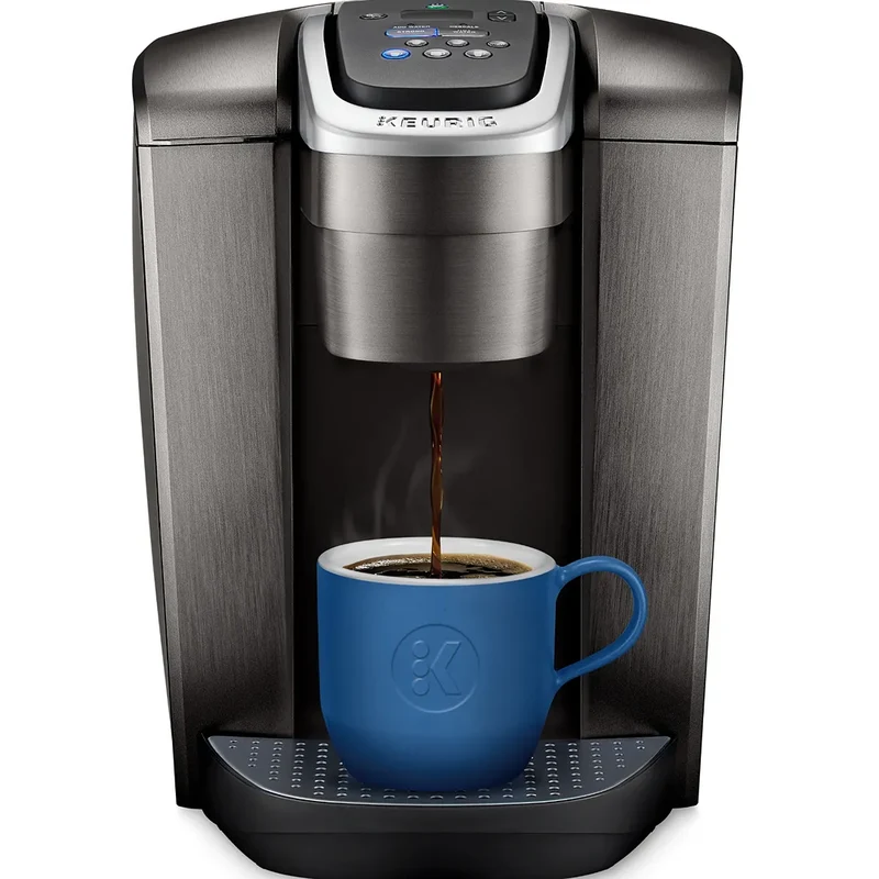 K-Elite Single-Serve K-Cup Pod Coffee Maker with Iced Coffee Setting - Brushed Slate