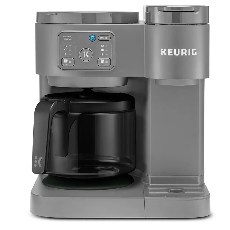 Single-Serve K-Cup Pod Coffee Maker & Carafe - Moonlight Gray