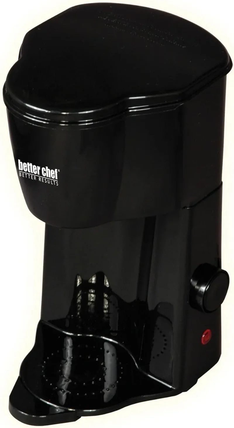 Compact Personal 1-Cup Coffee Maker - Black