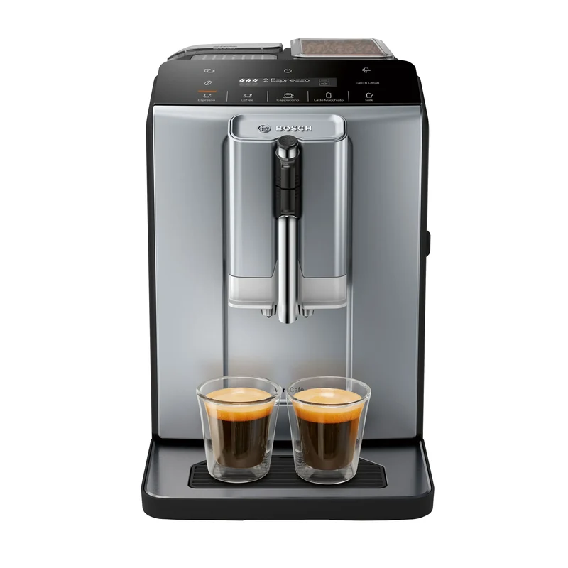 Fully Automatic Espresso Machine - Dark Silver