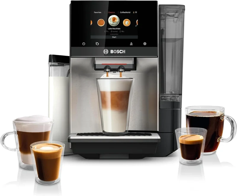 Fully Automatic Espresso and Coffee Machine - Stainless Steel