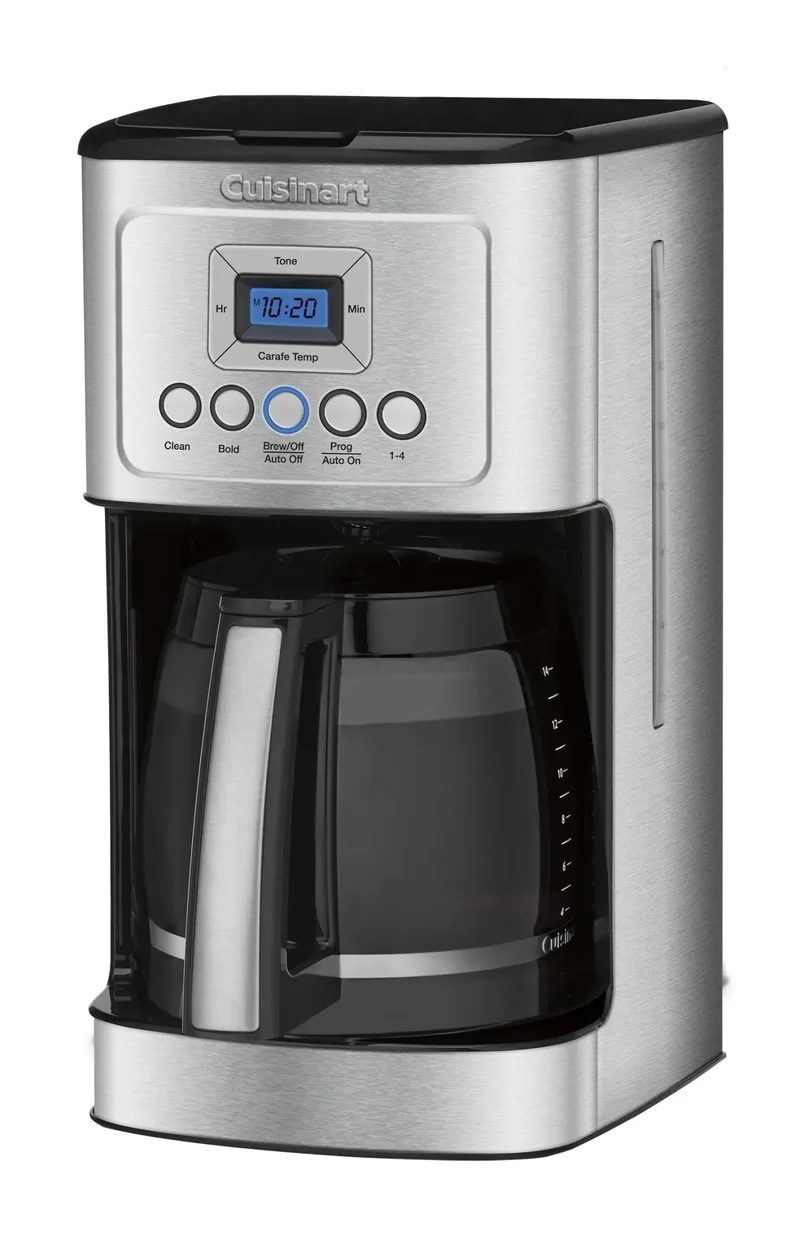 Stainless Steel 14-Cup Coffee Machine - Silver