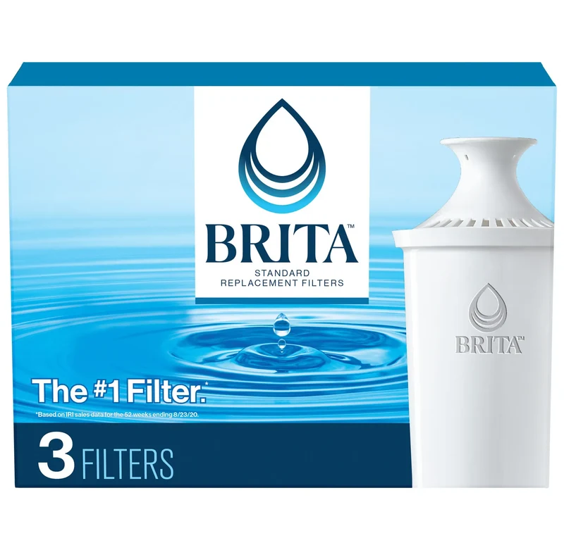 3 Pack Brita Replacement Water Filters Water Pitchers and Dispensers